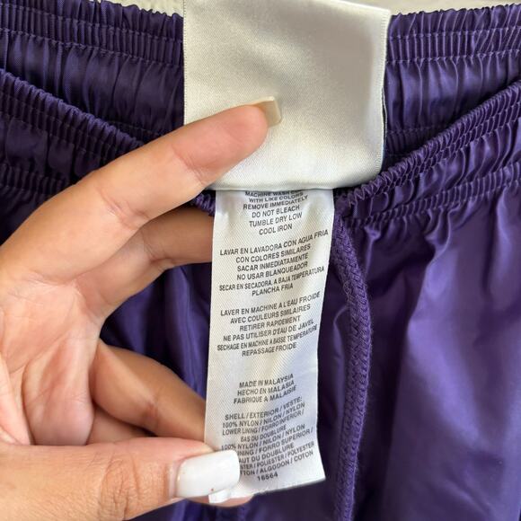 Vintage Adidas Purple Windbreaker Zipper Slit Jogger Pants Men's Size XL - Picture 7 of 12